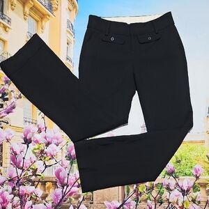 Banana Republic Black Trousers Pants Martin Fit Size 0P Petite